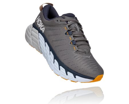 Hoka Gaviota 3 Moški Road Tekaški Čevlji Siva Siva / Modra SI-753149M